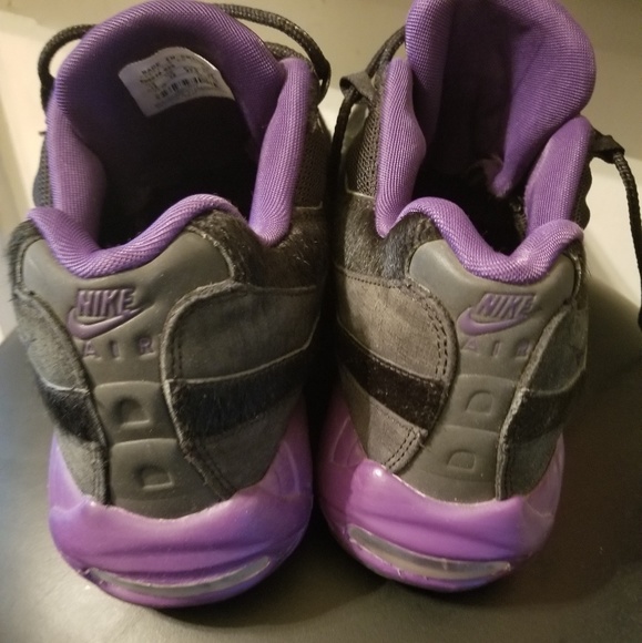Nike Men Air Max 95 Black and Purple - Picture 5 of 6